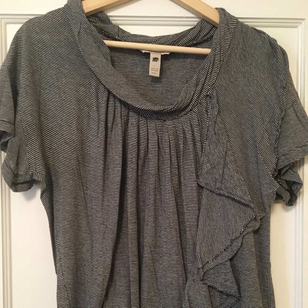 Banana Republic Heritage Navy Stripe Tee